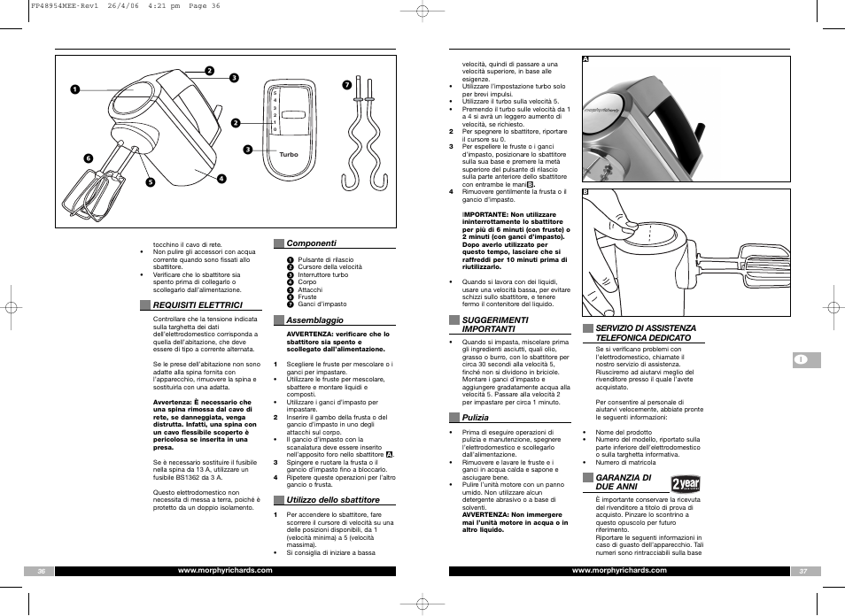 Morphy Richards FP48954MEE User Manual | Page 19 / 33