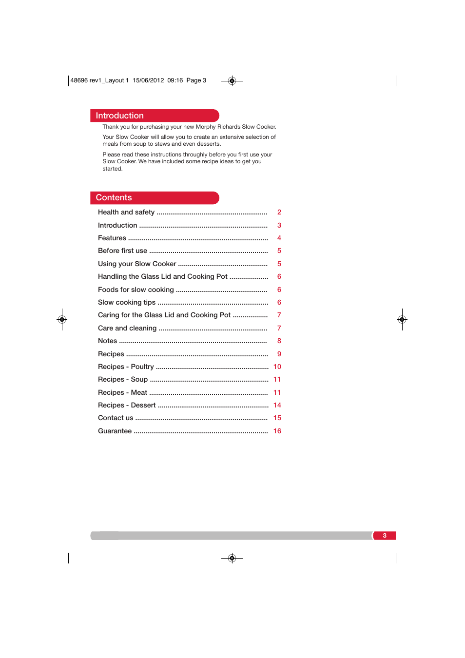 Morphy Richards SC48696 User Manual | Page 3 / 16