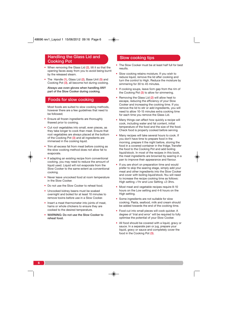 Morphy Richards SC48696 User Manual | Page 6 / 16