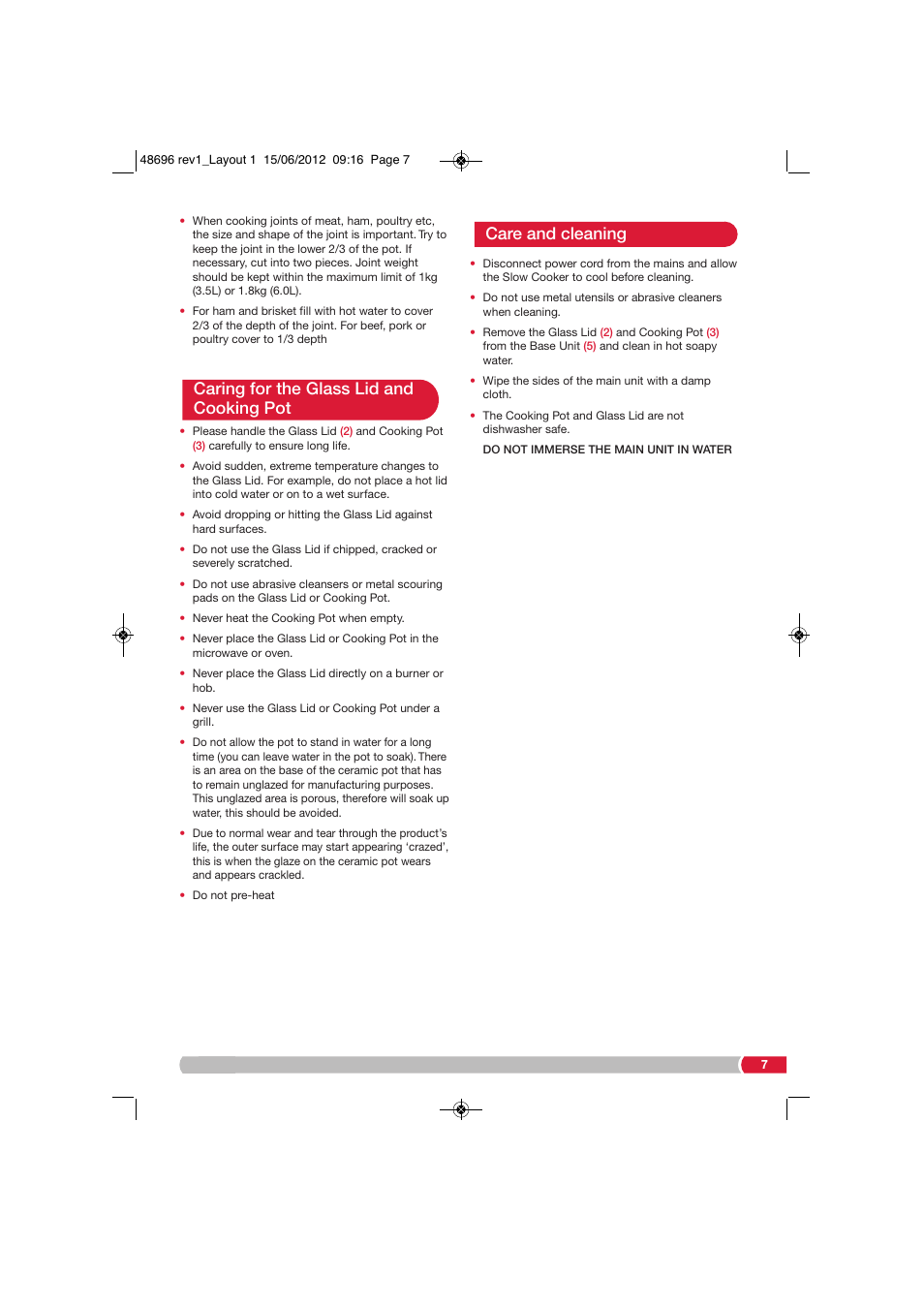 Morphy Richards SC48696 User Manual | Page 7 / 16