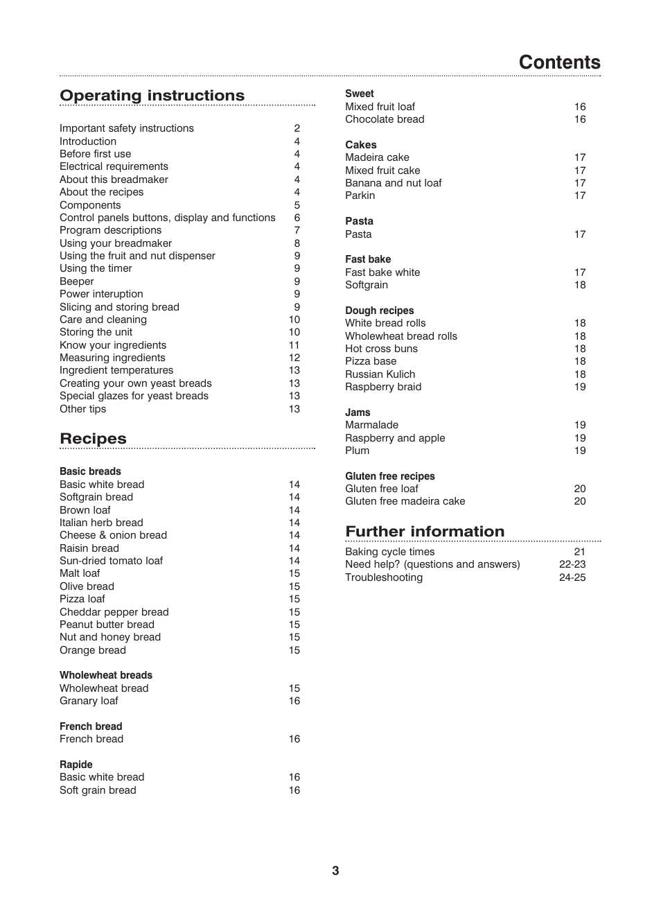 Morphy Richards Fastbake User Manual | Page 3 / 26