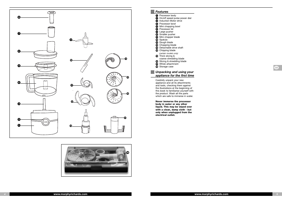 Morphy Richards FP48950MEE User Manual | Page 3 / 53