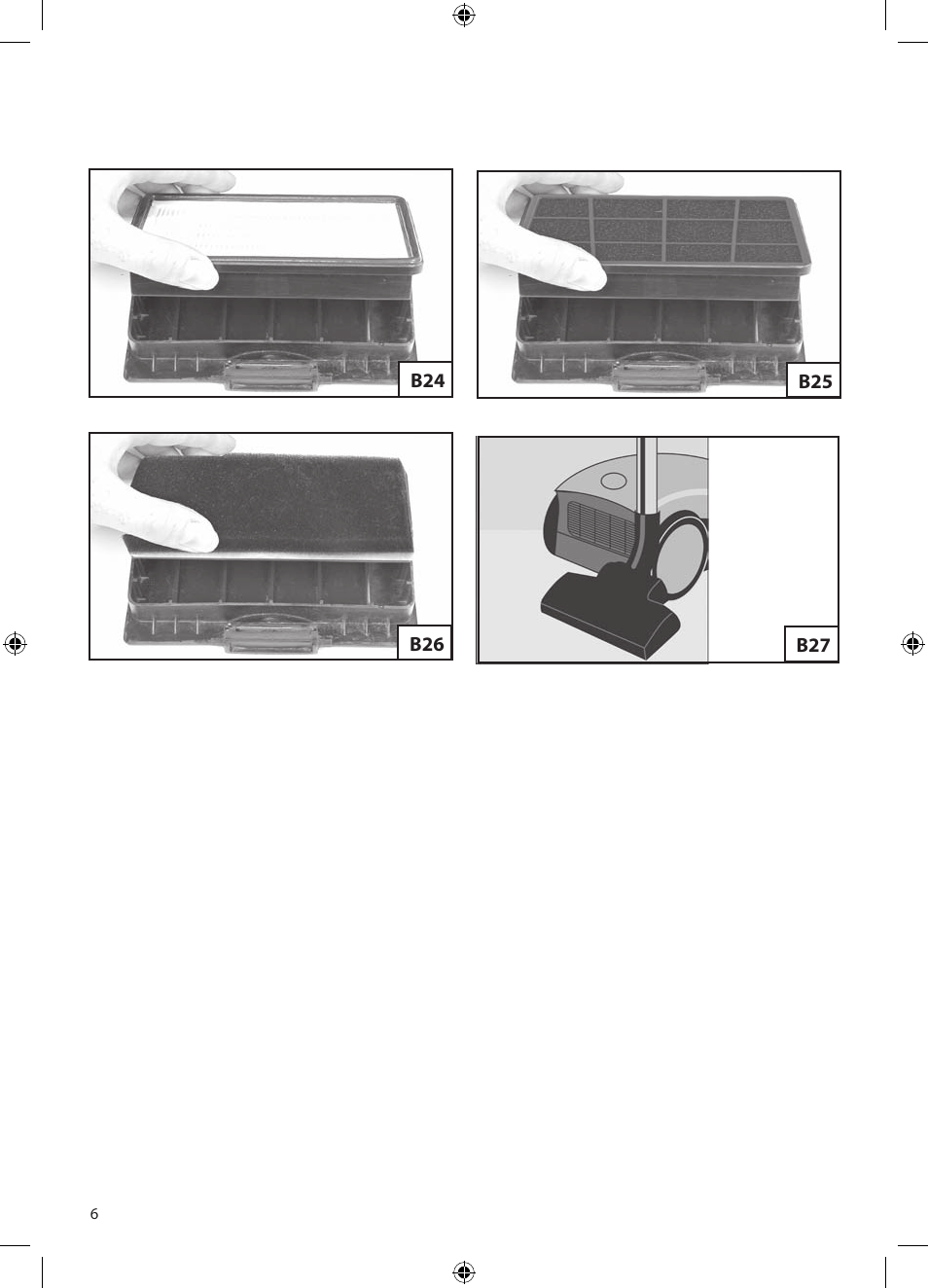 Morphy Richards Bagged cylinder Vacuum User Manual | Page 6 / 13