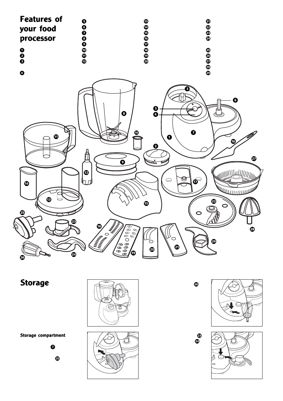 Sstto orra ag ge e | Morphy Richards 760 User Manual | Page 4 / 12