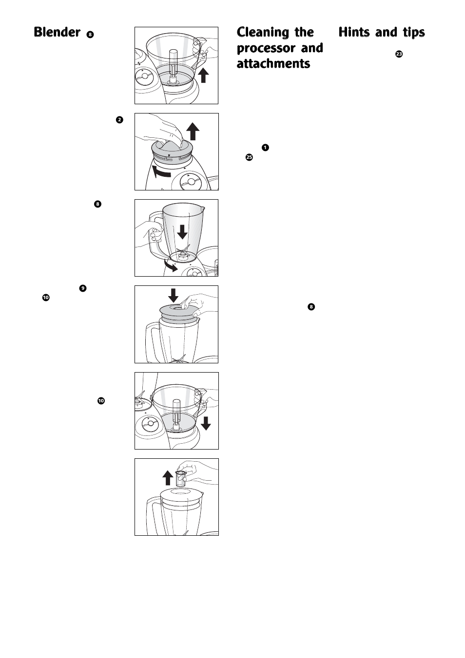 Bblle en nd de err, Hhiin ntts s a an nd d ttiip ps s | Morphy Richards 760 User Manual | Page 8 / 12