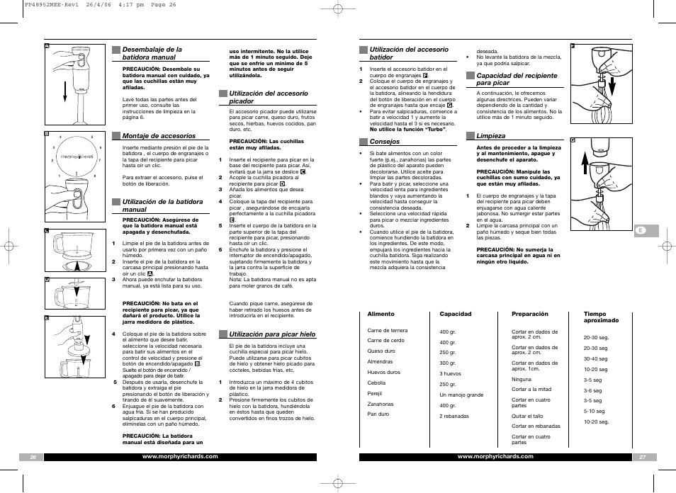 Morphy Richards FP48952MEE User Manual | Page 14 / 41