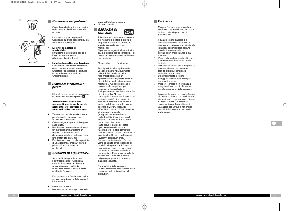 Morphy Richards FP48952MEE User Manual | Page 25 / 41