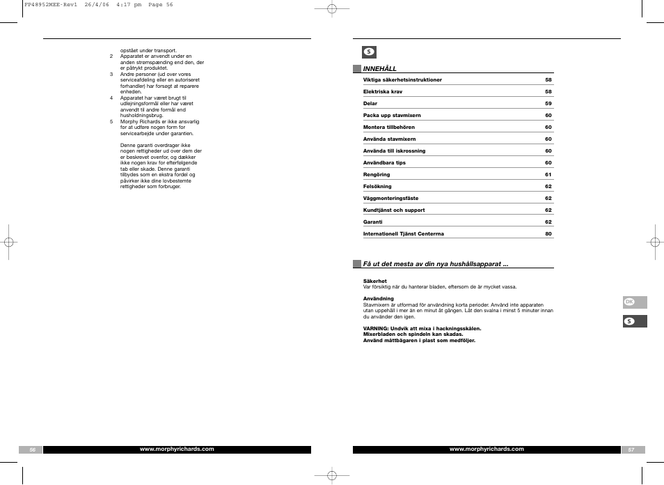 Morphy Richards FP48952MEE User Manual | Page 29 / 41