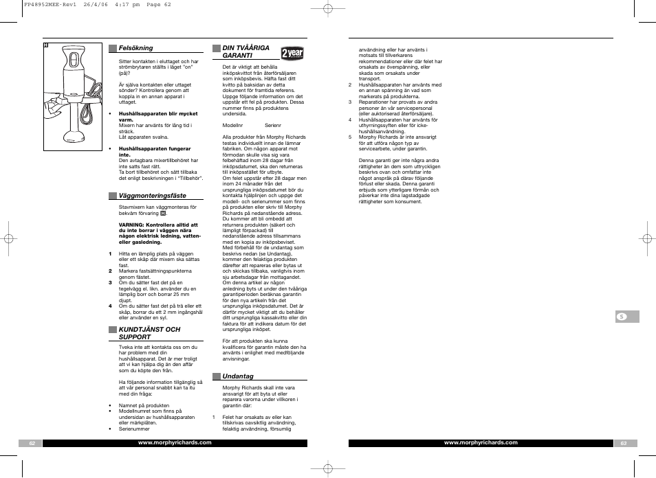 Morphy Richards FP48952MEE User Manual | Page 32 / 41