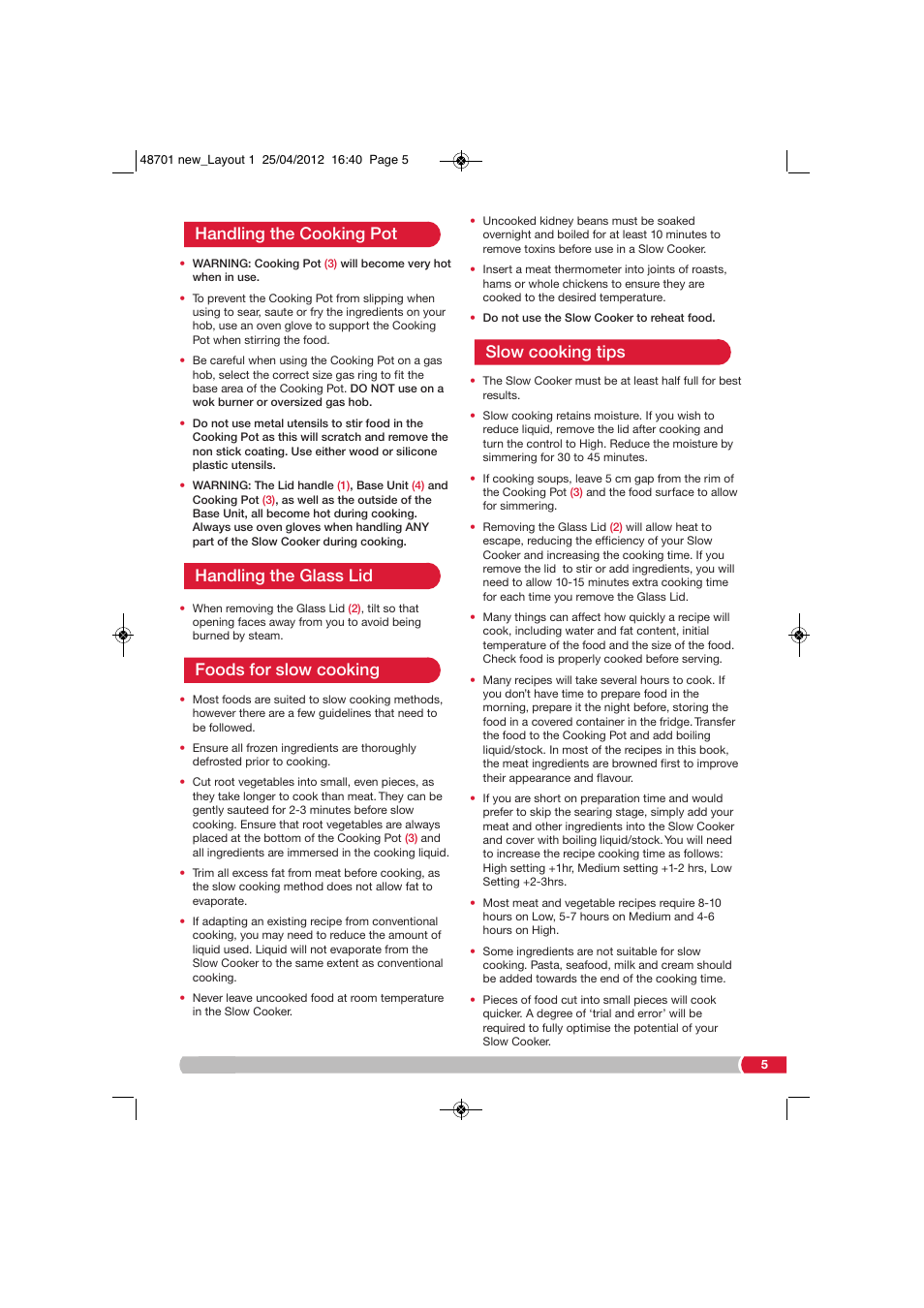 Morphy Richards SC48701 User Manual | Page 5 / 24