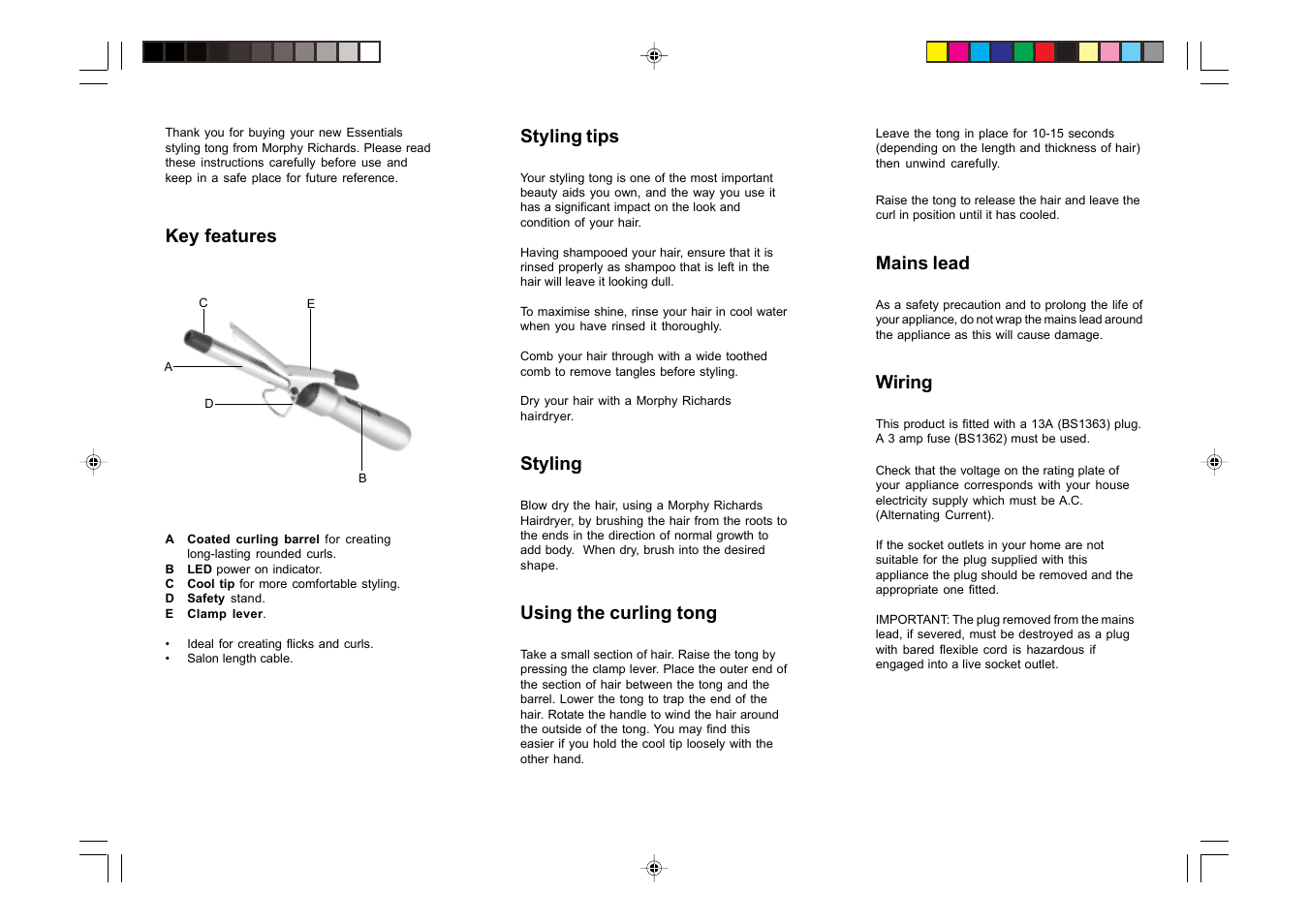 Morphy Richards 22037 User Manual | Page 4 / 6