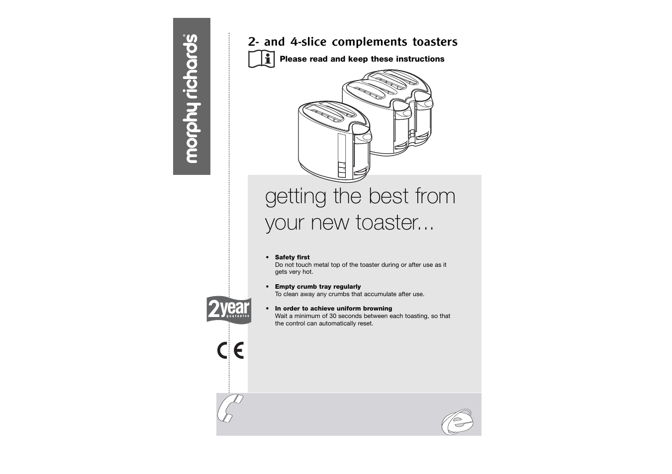 Morphy Richards pmn User Manual | 5 pages
