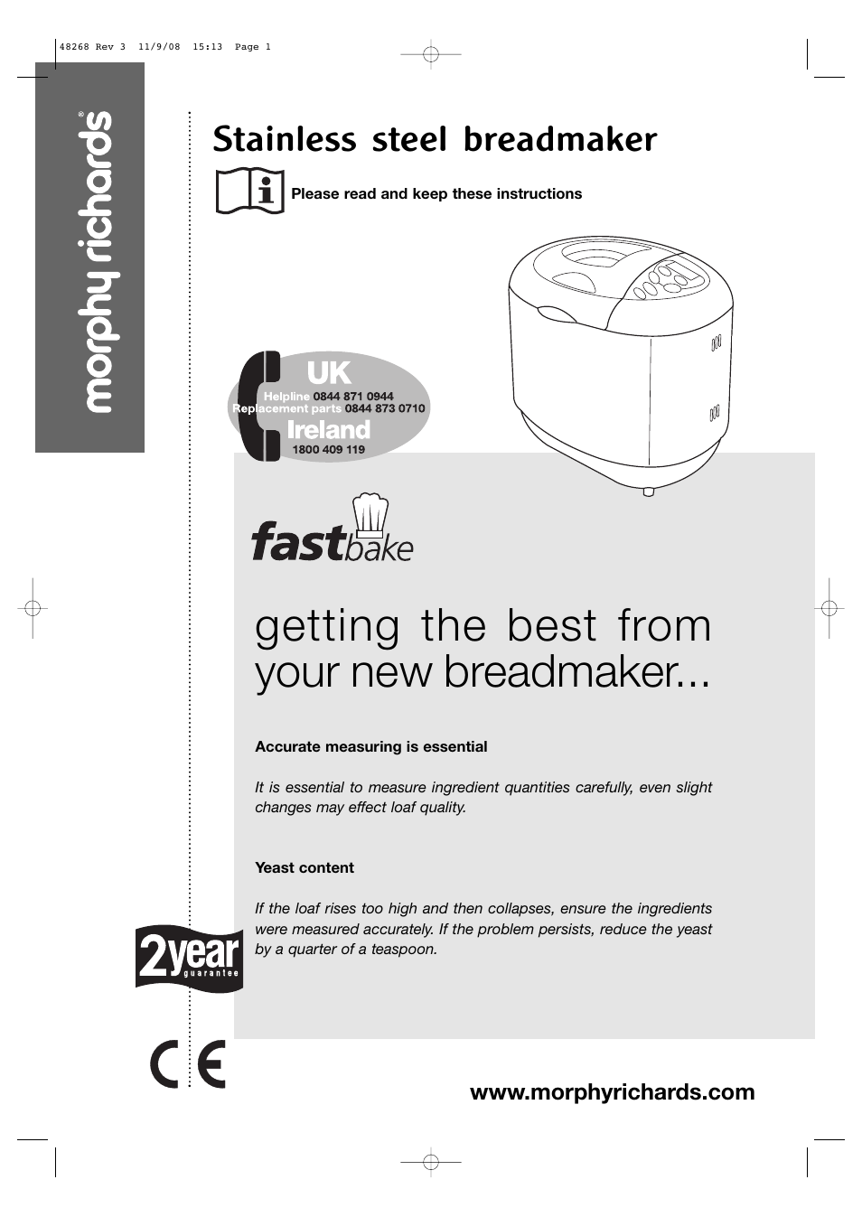 Morphy Richards 48268 User Manual | 26 pages
