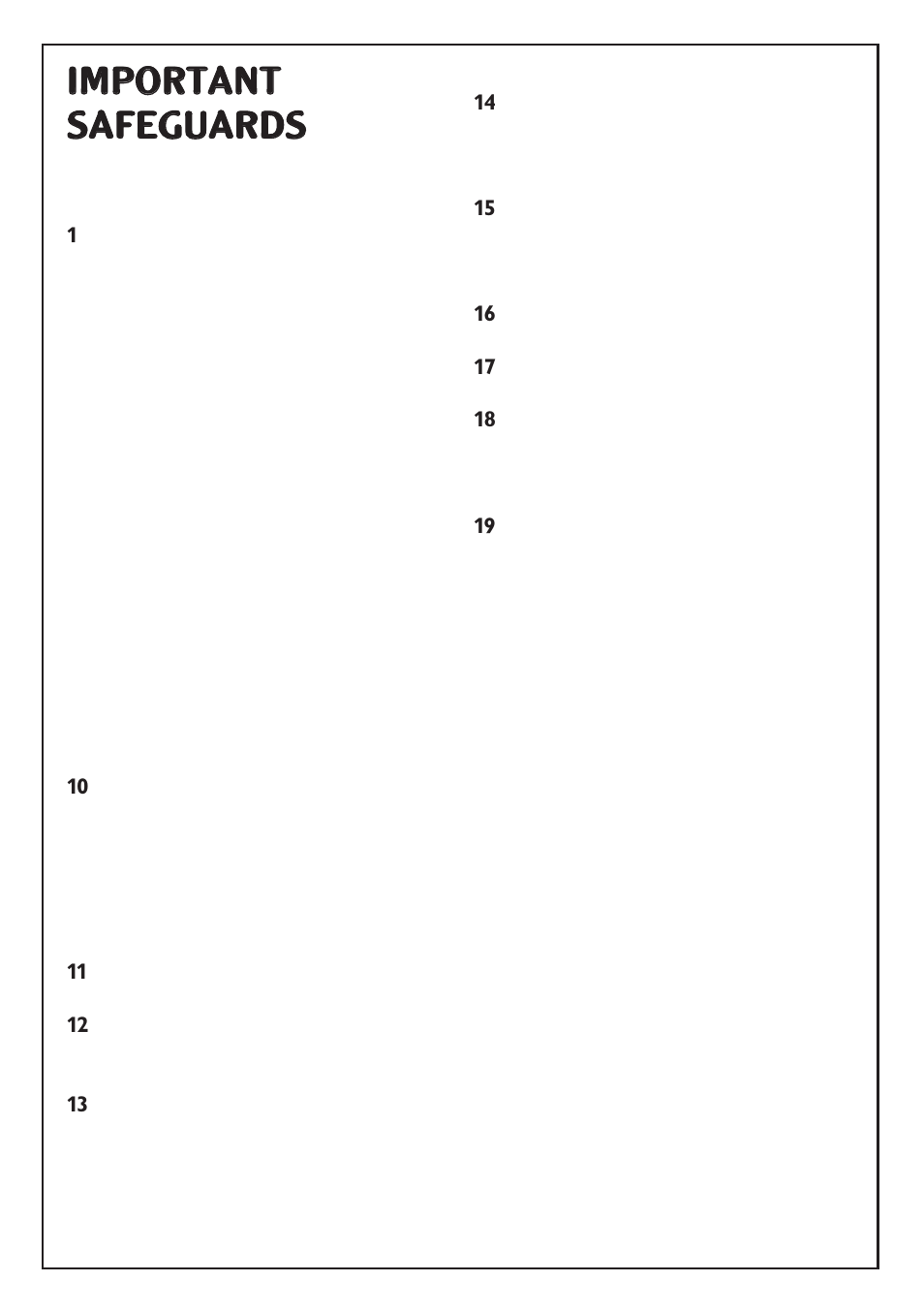 Save these instructions | Morphy Richards Series 2000 User Manual | Page 2 / 6