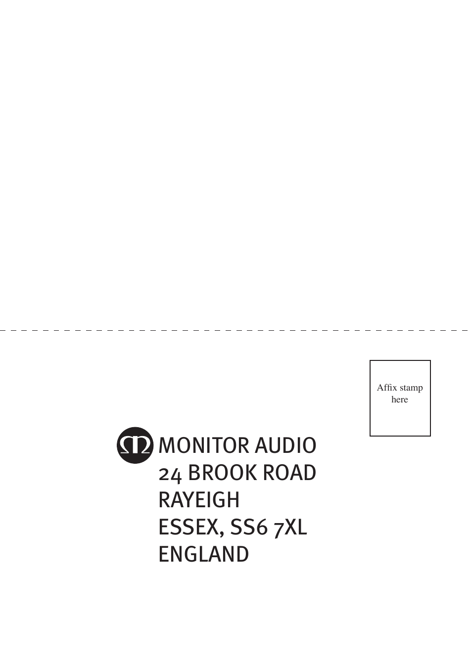 Monitor Audio GS60 User Manual | Page 16 / 16