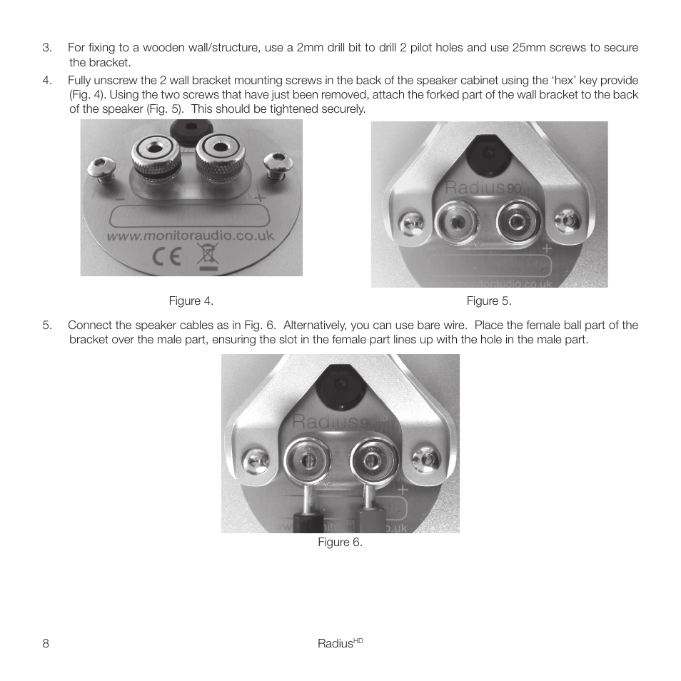 Monitor Audio RADIUS 45 User Manual | Page 10 / 16