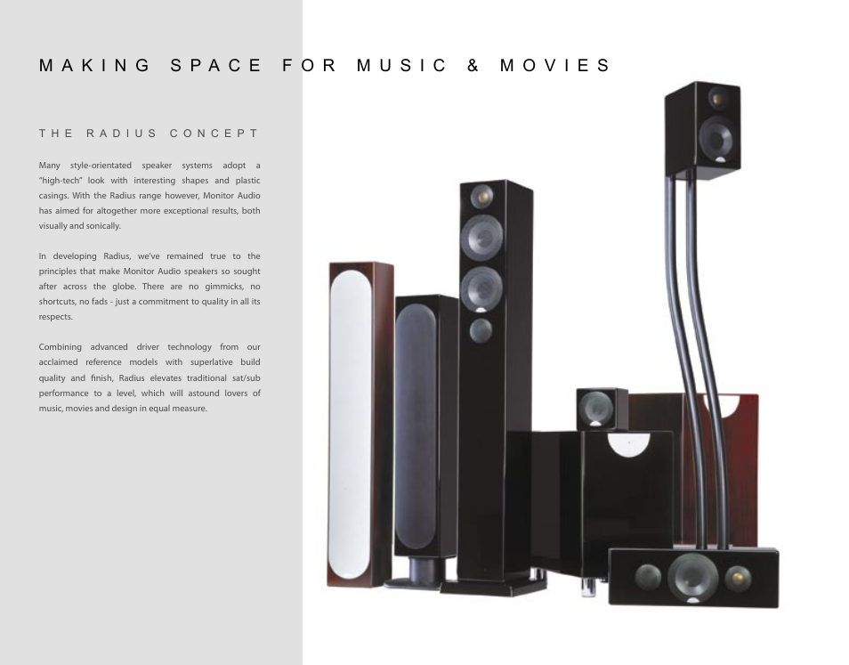 Monitor Audio Loudspeaker Radius User Manual | Page 6 / 18