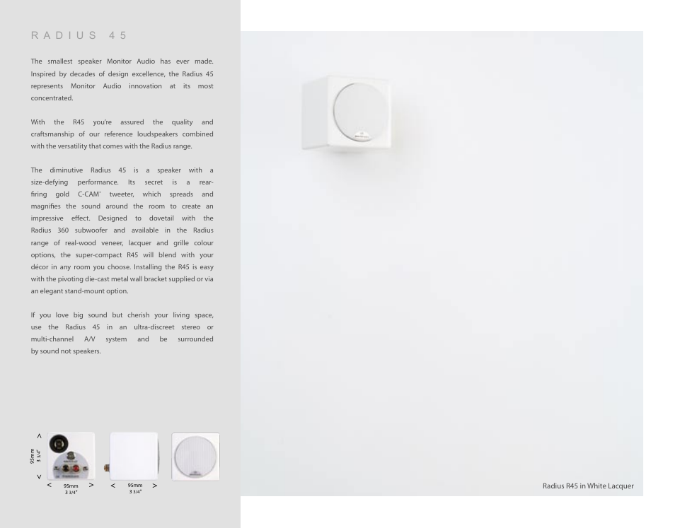 Monitor Audio Loudspeaker Radius User Manual | Page 8 / 18