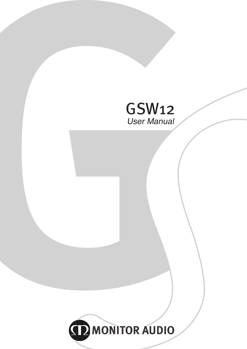 Monitor Audio GSW12 User Manual | 18 pages