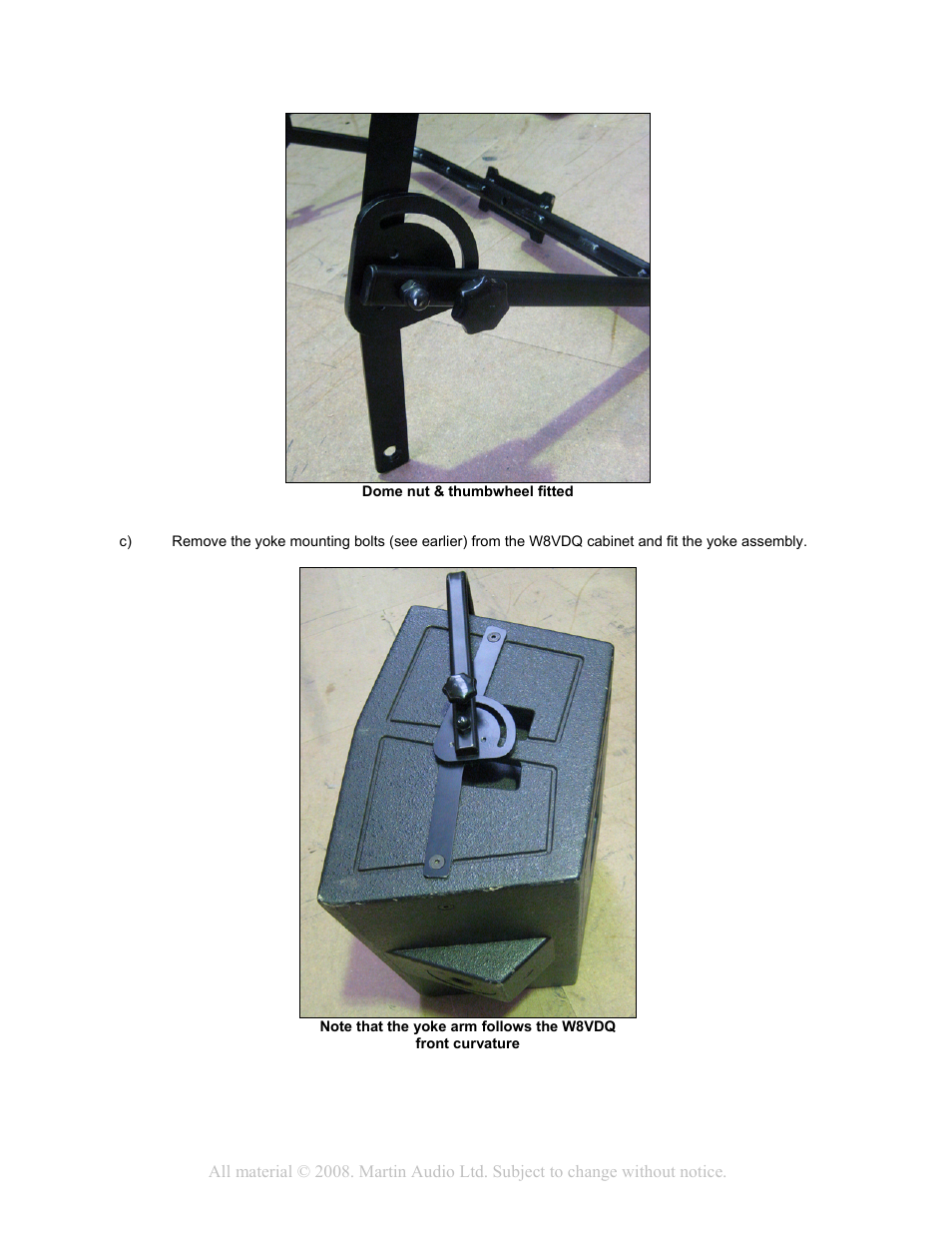 Martin Audio W8VDQ User Manual | Page 6 / 12