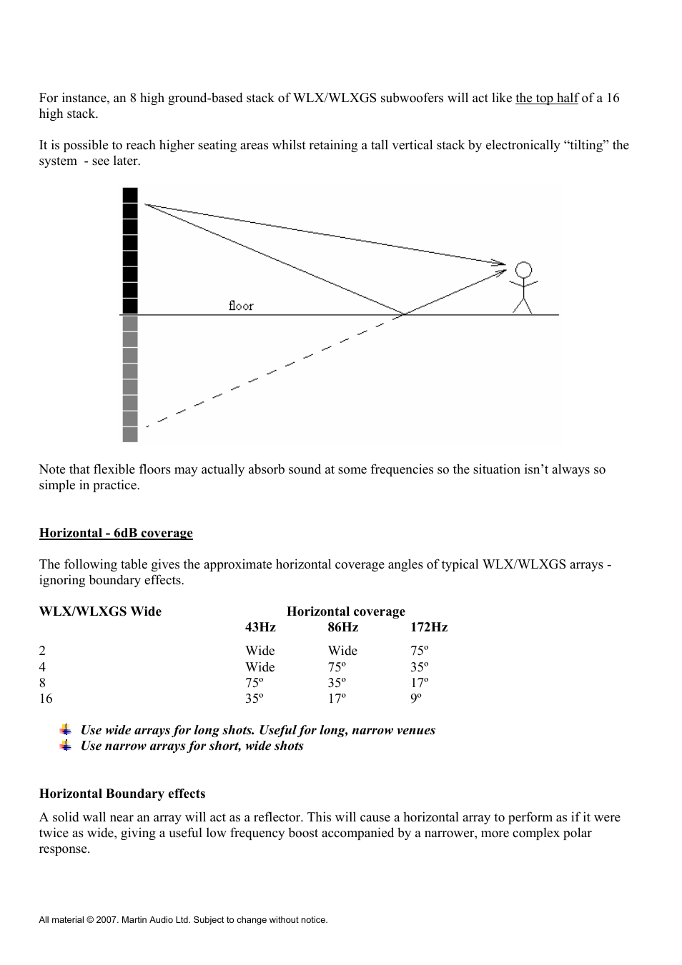 Martin Audio WLX User Manual | Page 19 / 33