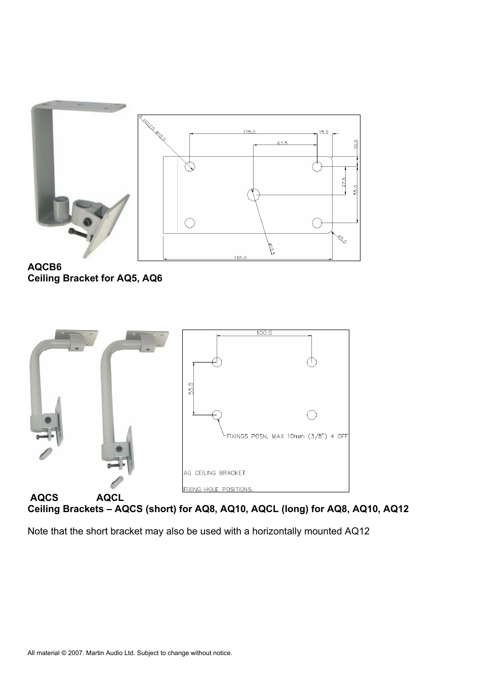 Martin Audio AQ Series User Manual | Page 12 / 49