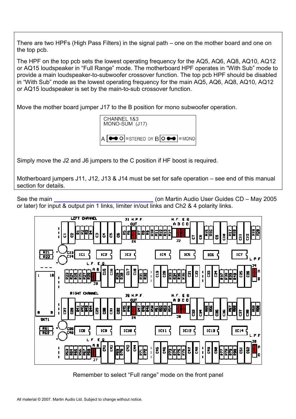 Martin Audio AQ Series User Manual | Page 23 / 49