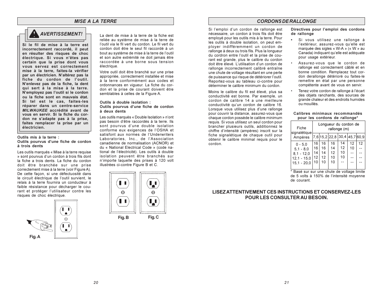 Milwaukee 0300-20 User Manual | Page 11 / 25