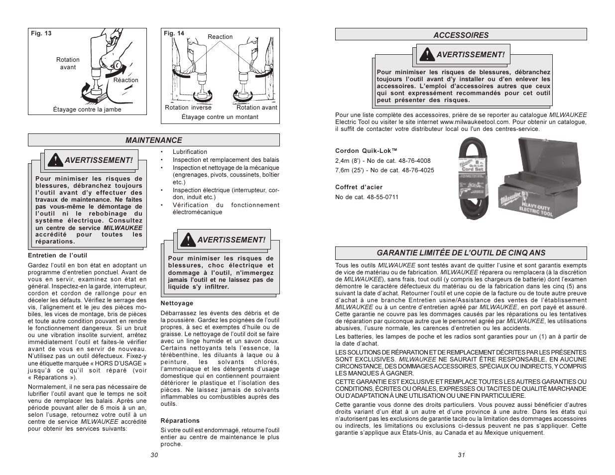 Milwaukee 0300-20 User Manual | Page 16 / 25