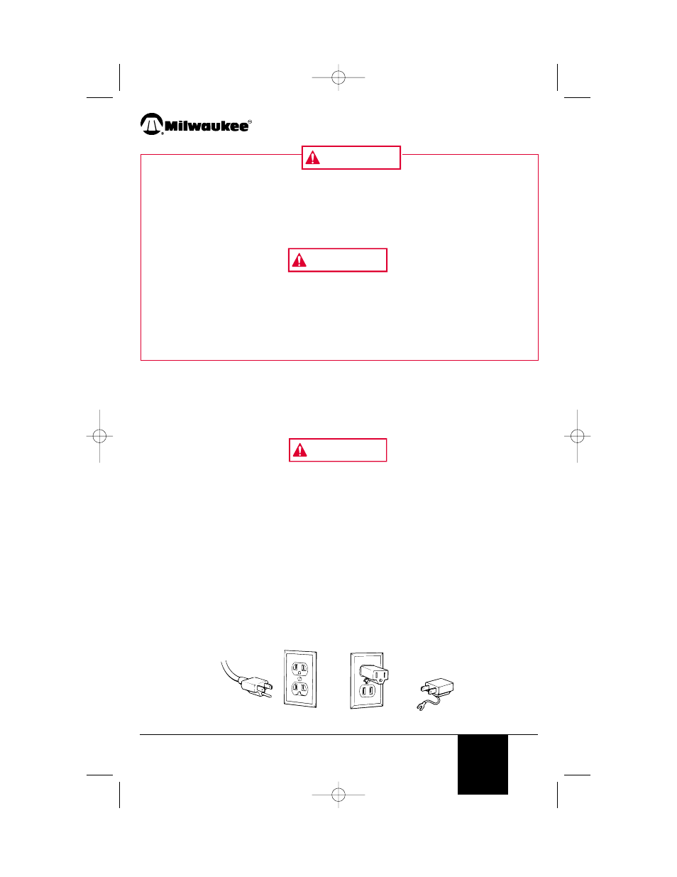 Warning | Milwaukee 2000D User Manual | Page 5 / 32