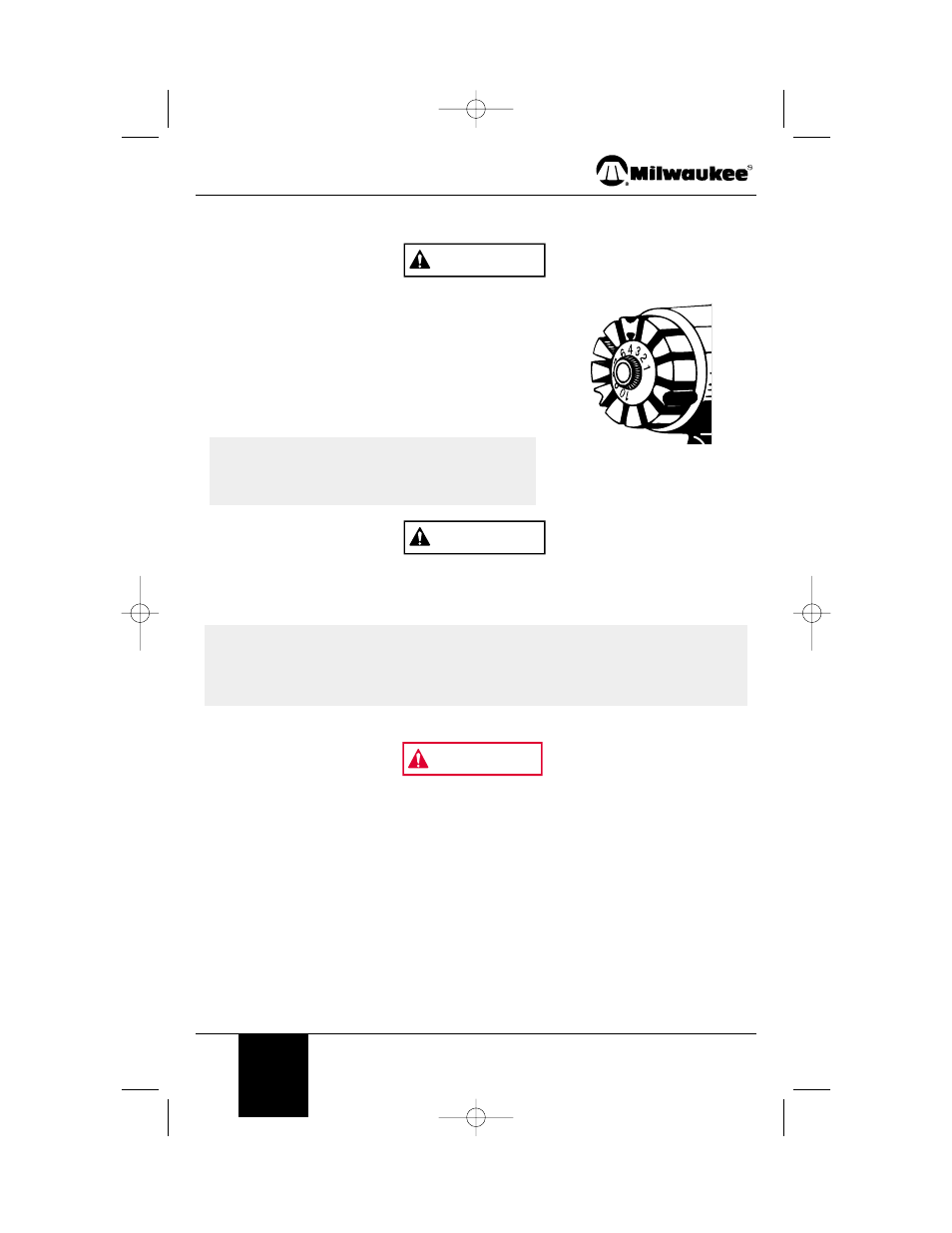 Warning, Caution | Milwaukee 2000D User Manual | Page 6 / 32