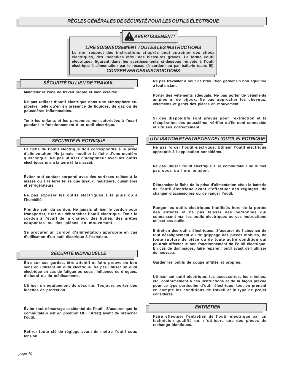 Milwaukee 5374-1 User Manual | Page 10 / 28