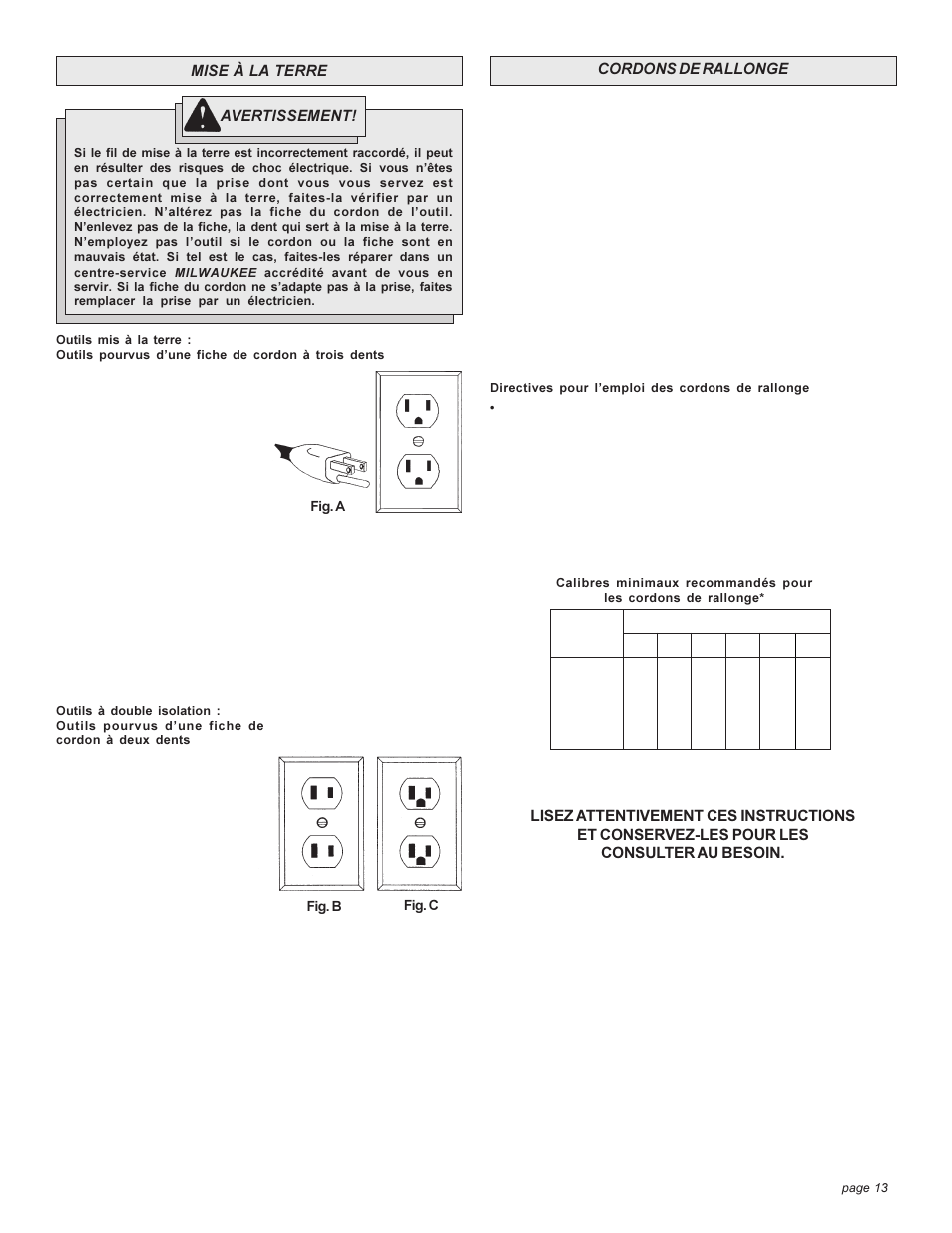Milwaukee 5374-1 User Manual | Page 13 / 28