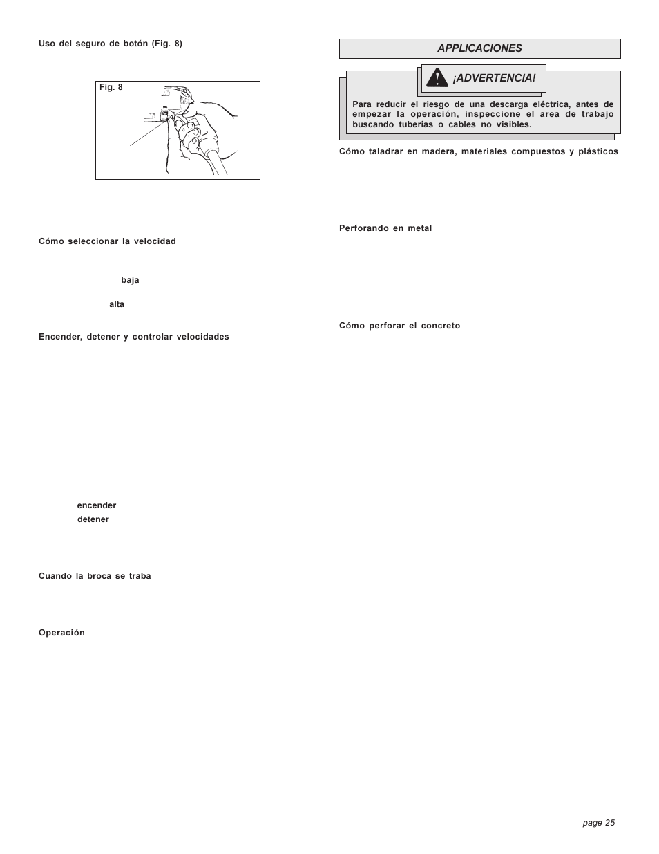 Milwaukee 5374-1 User Manual | Page 25 / 28