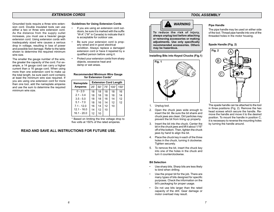 Milwaukee 1676-6 User Manual | Page 4 / 19