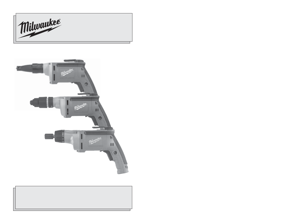 Milwaukee 6706-20 User Manual | 23 pages