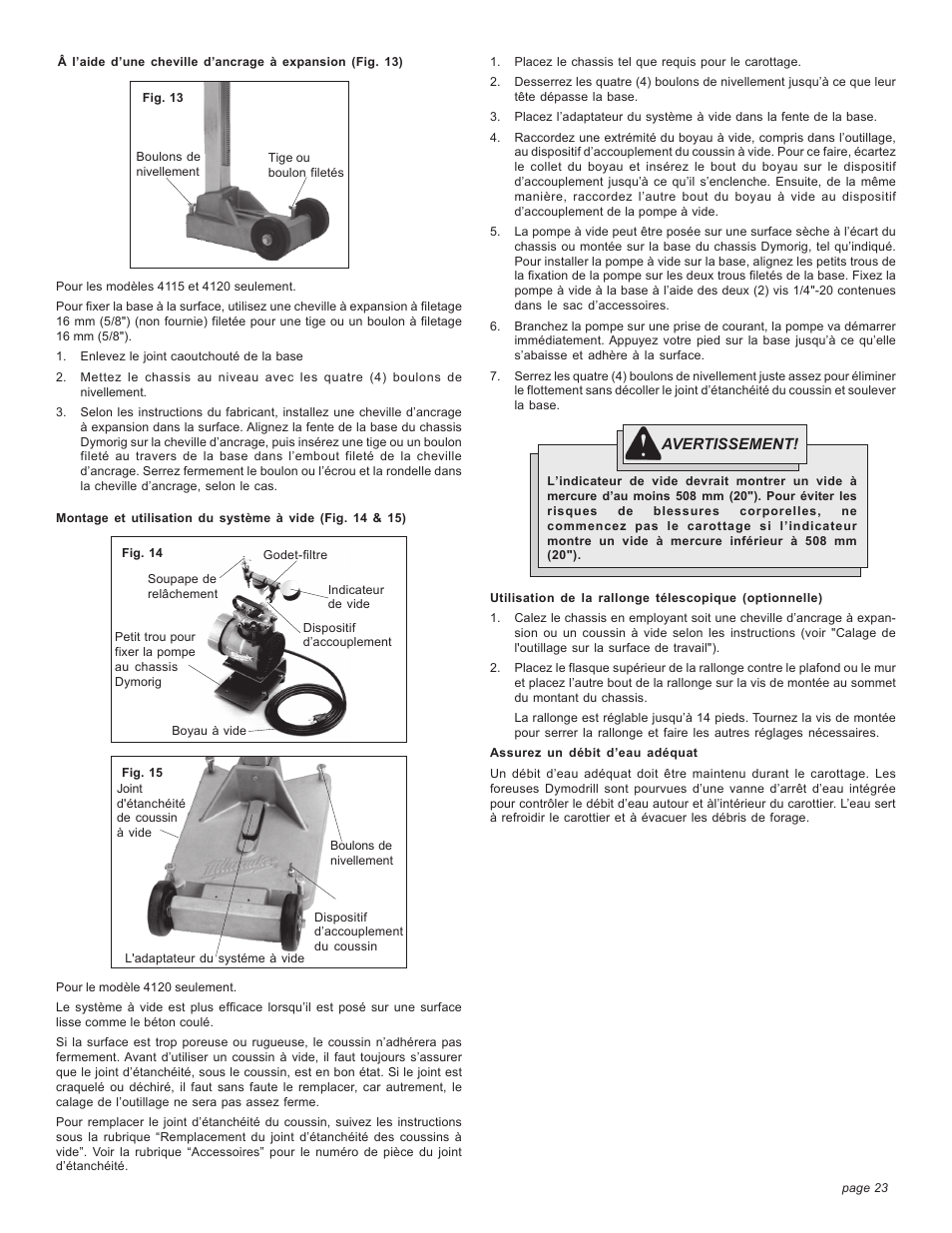 Milwaukee 4094 20A User Manual | Page 23 / 44