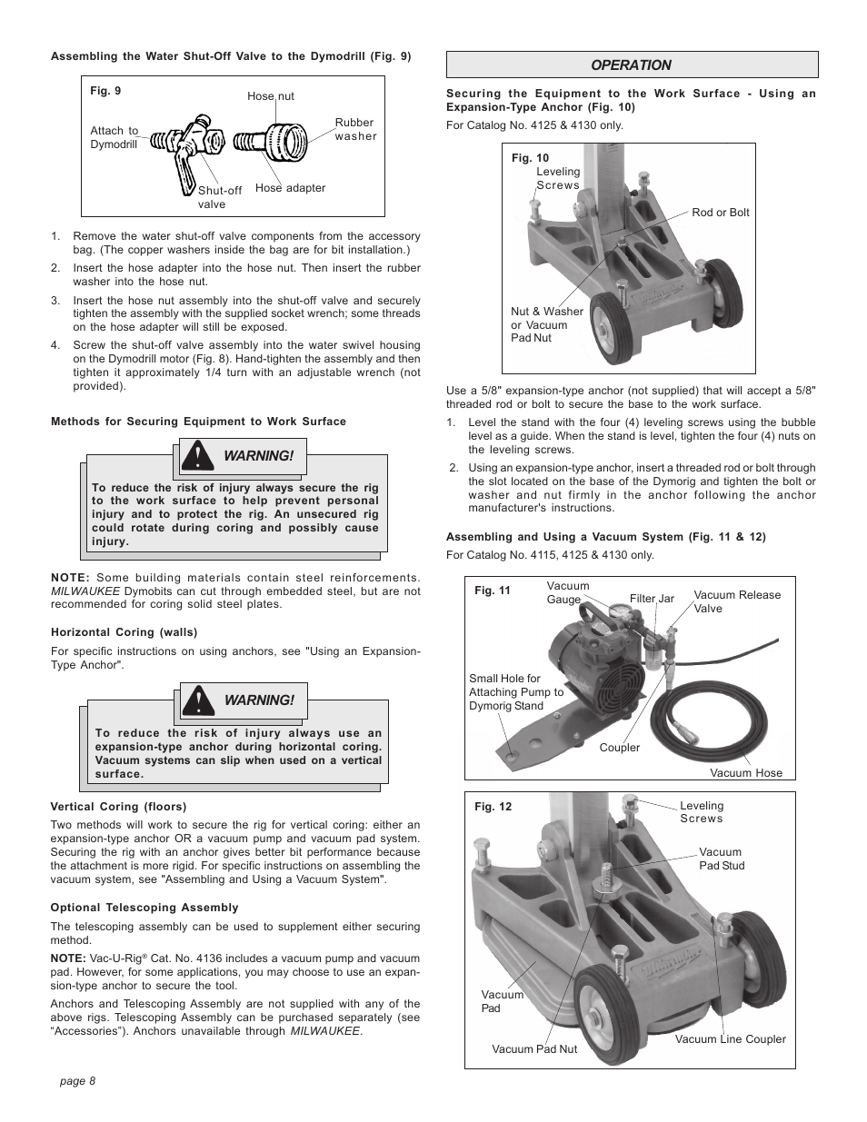 Milwaukee 4094 20A User Manual | Page 8 / 44