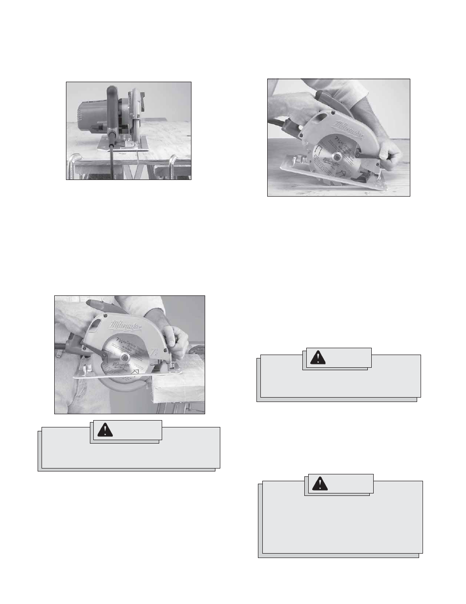 Milwaukee HEAVY-DUTY CIRCULAR SAW User Manual | Page 10 / 32