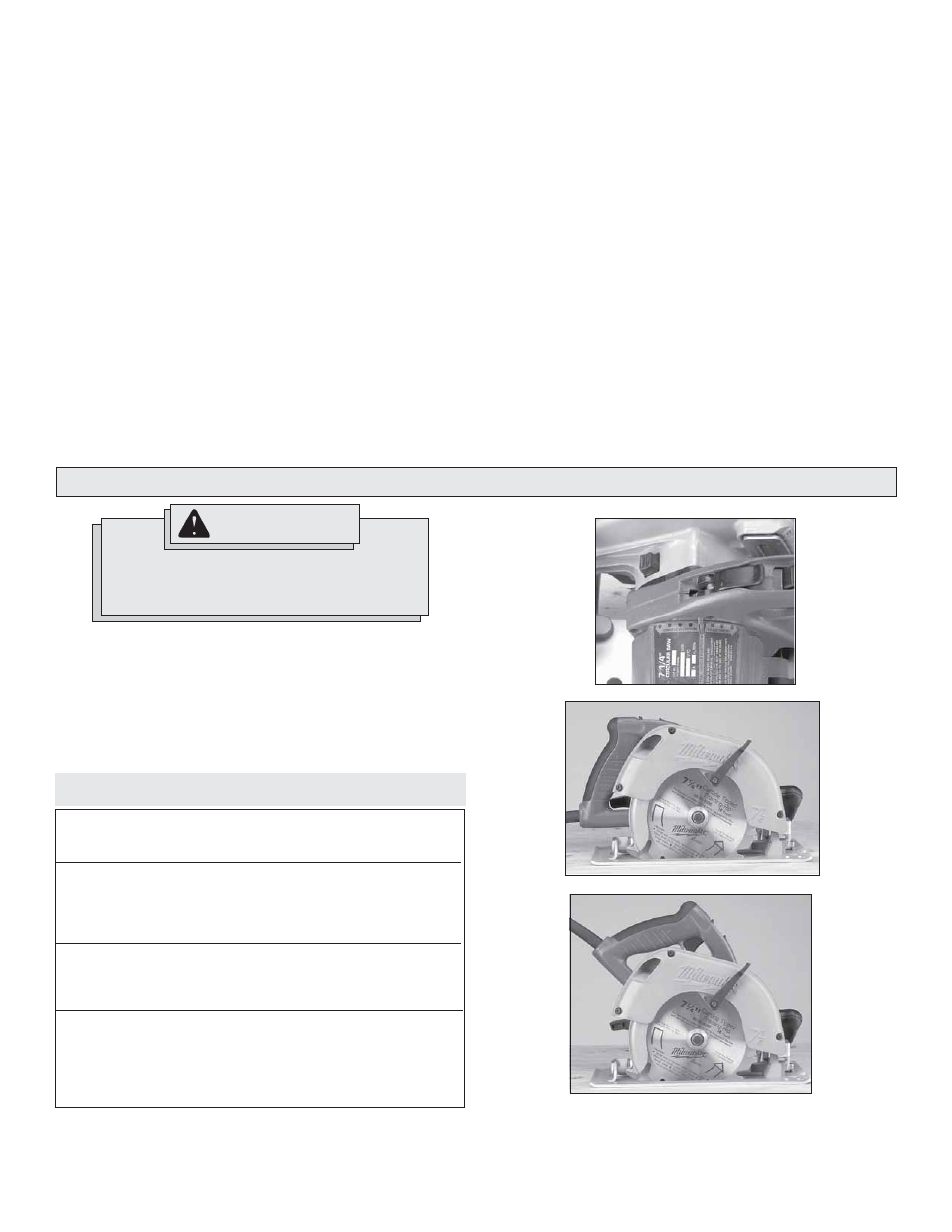 Milwaukee HEAVY-DUTY CIRCULAR SAW User Manual | Page 19 / 32