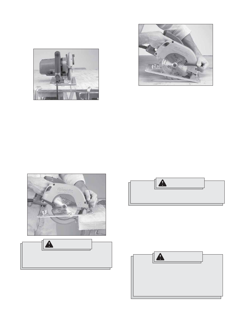 Milwaukee HEAVY-DUTY CIRCULAR SAW User Manual | Page 20 / 32