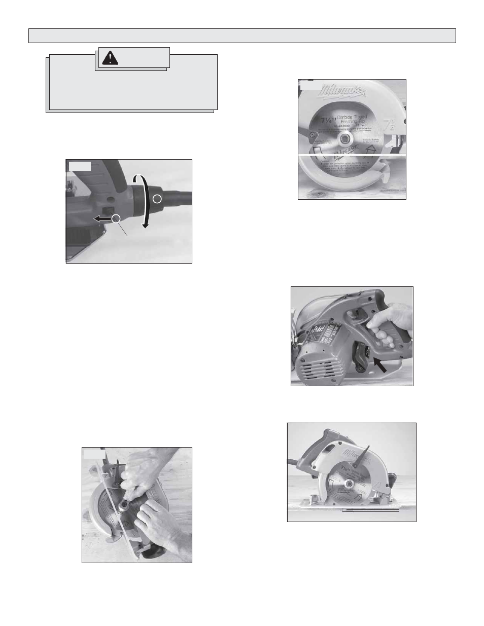 Milwaukee HEAVY-DUTY CIRCULAR SAW User Manual | Page 6 / 32