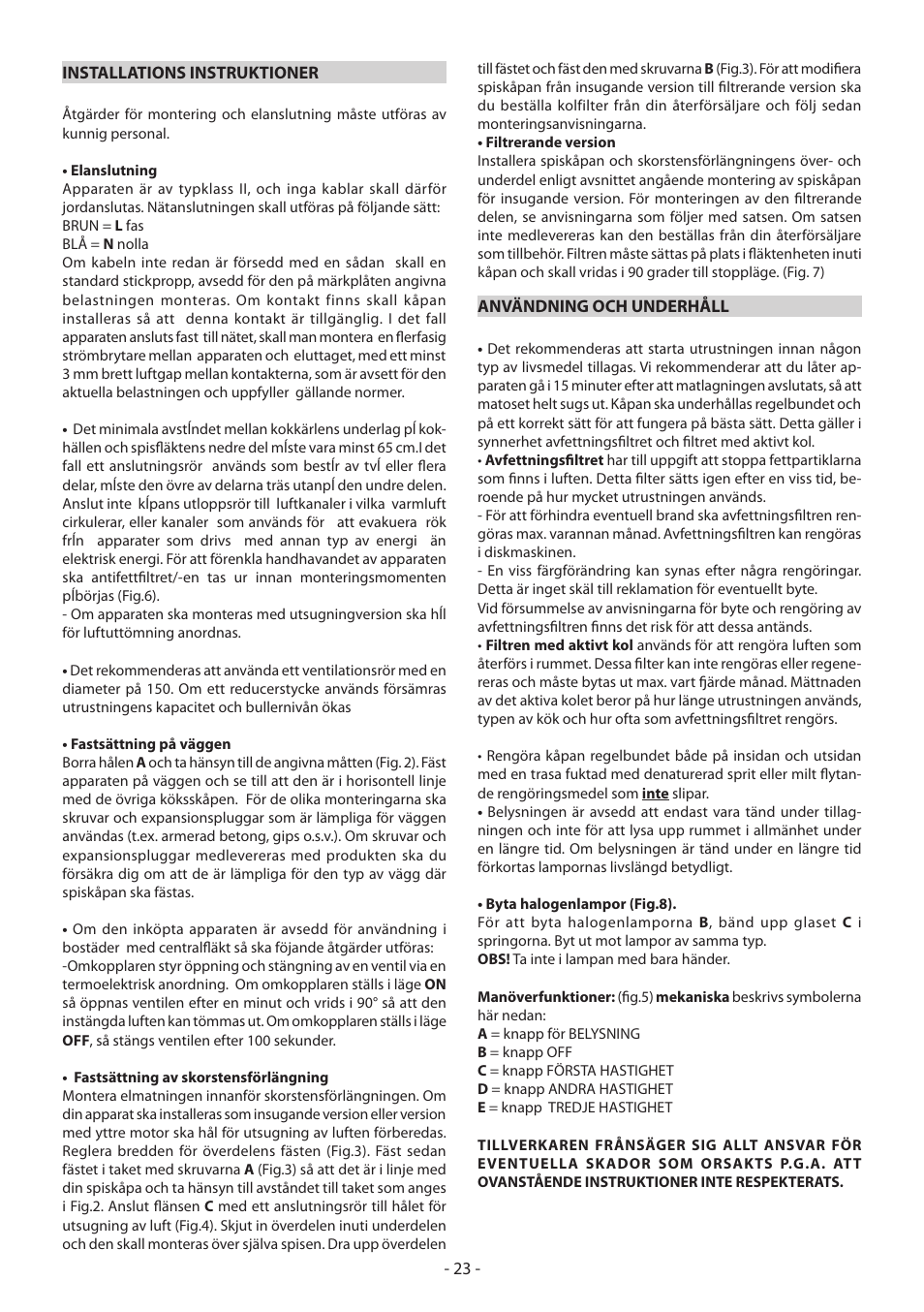 DeLonghi KD-LN60 User Manual | Page 23 / 48