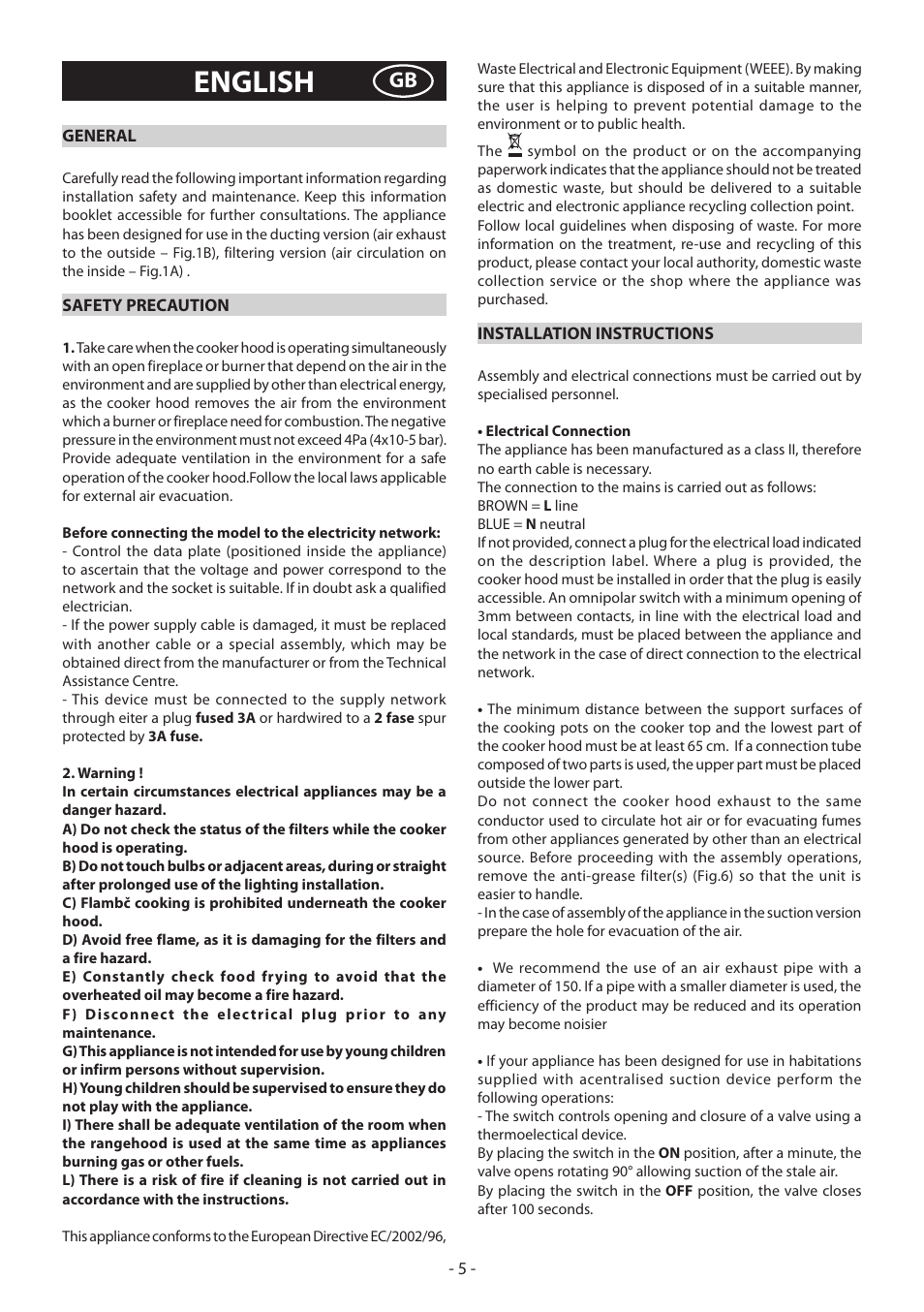 English | DeLonghi KD-LN60 User Manual | Page 5 / 48