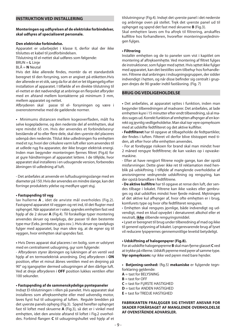 DeLonghi KD-LN60 User Manual | Page 9 / 48