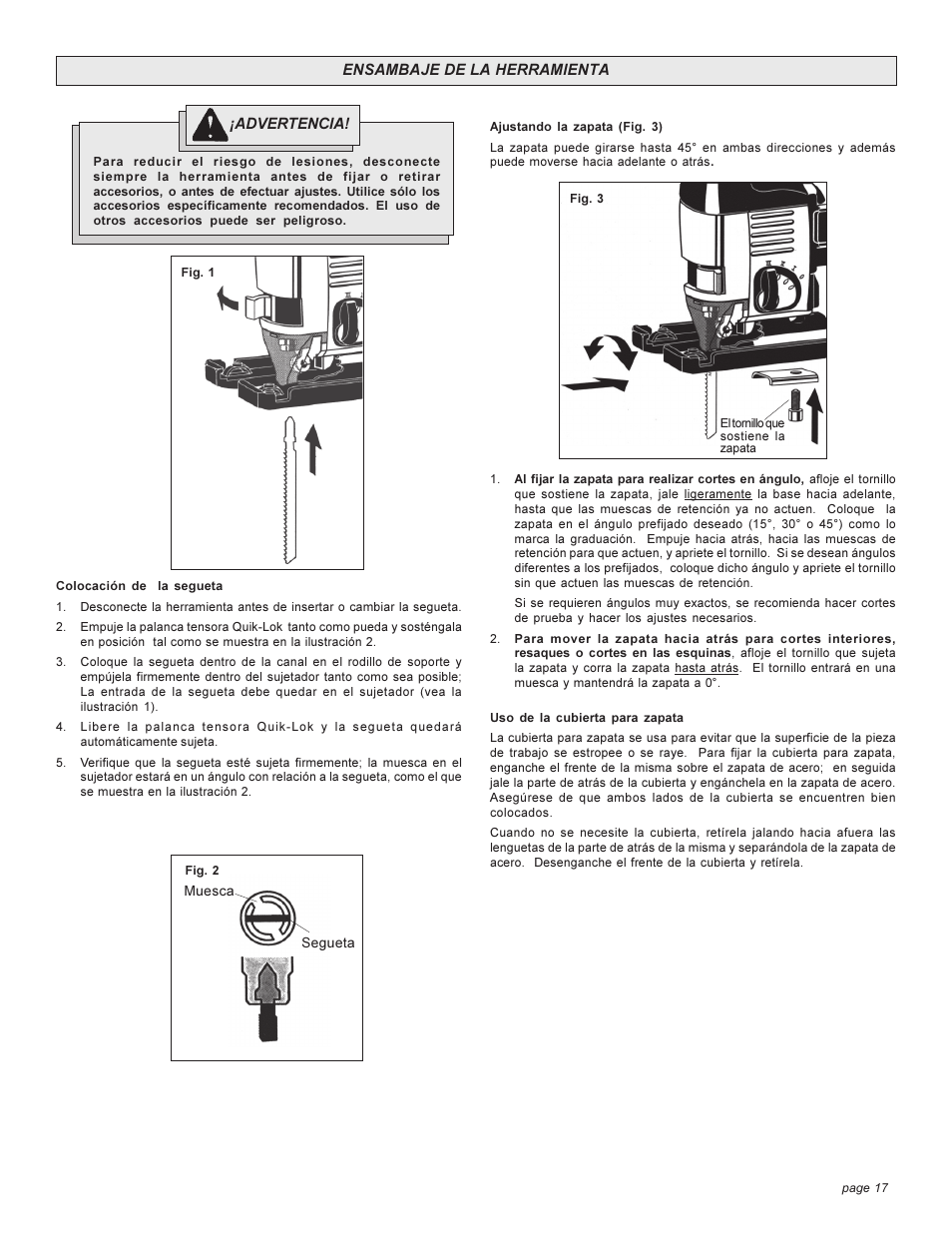 Milwaukee 6276 User Manual | Page 17 / 20