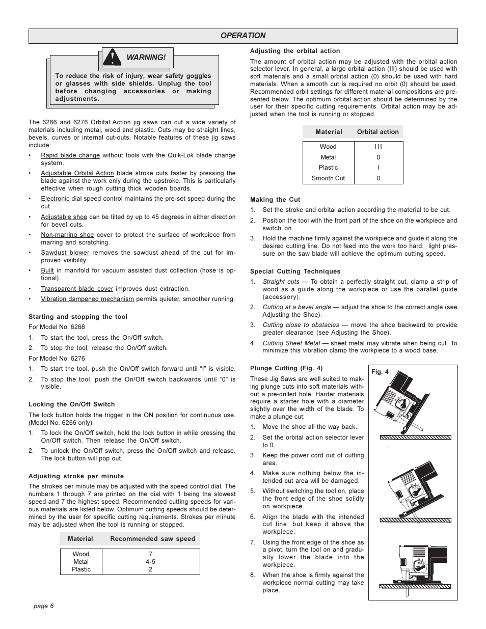 Milwaukee 6276 User Manual | Page 6 / 20