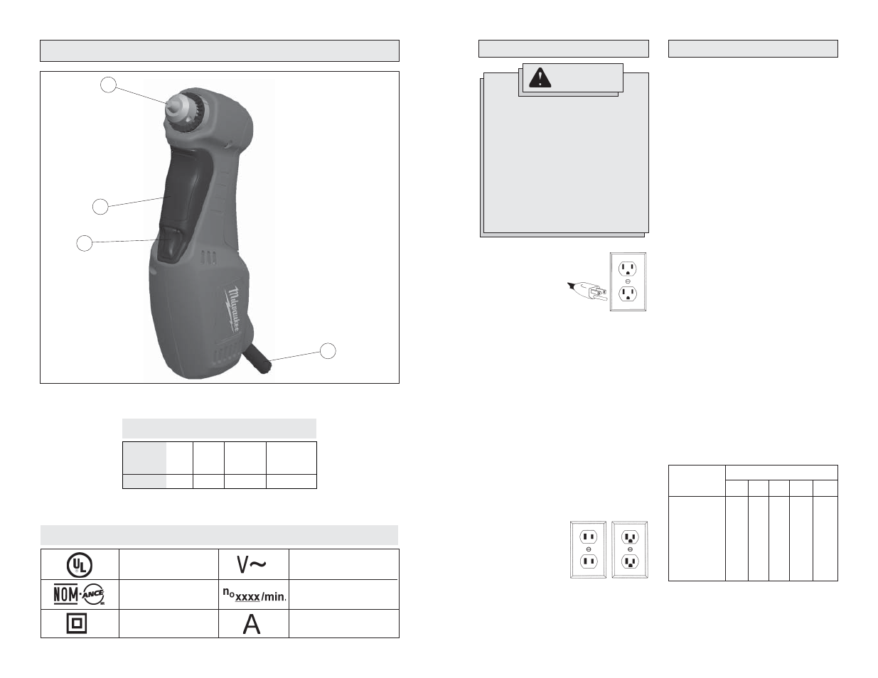 Milwaukee 0370-20 User Manual | Page 3 / 15