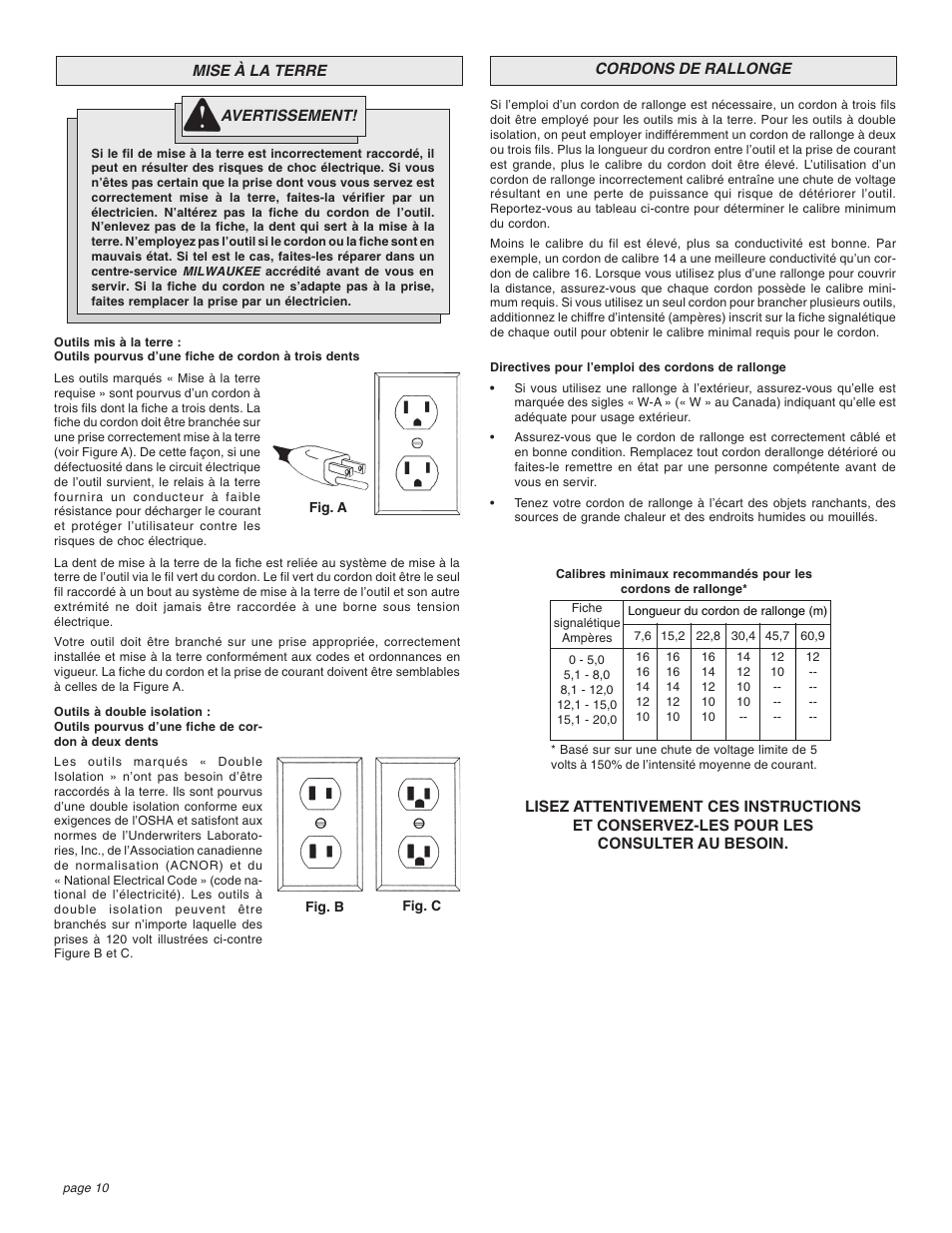 Milwaukee Impact Wrench User Manual | Page 10 / 20
