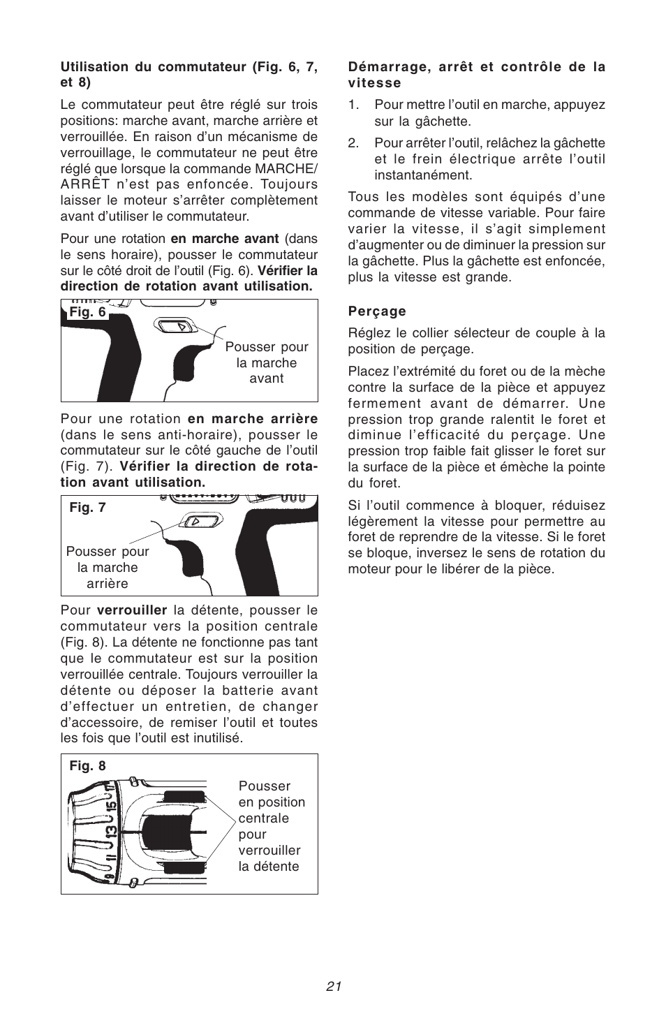 Milwaukee Hammer-Drill User Manual | Page 21 / 40